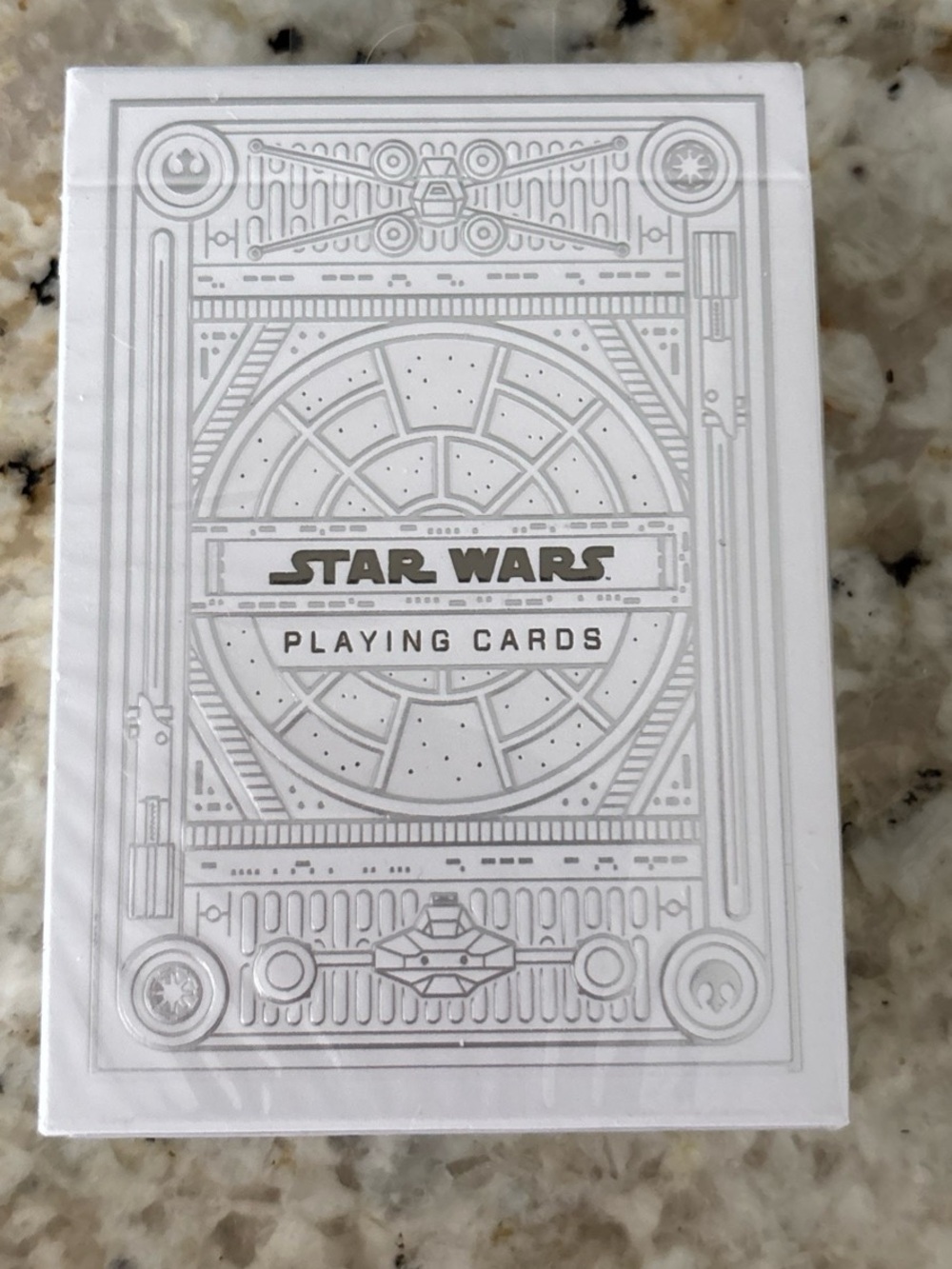 THEORY 11 STAR WARS LIGHT WHITE DECK OF PREMIUM PLAYING CARDS DISNEY NEW SEALED